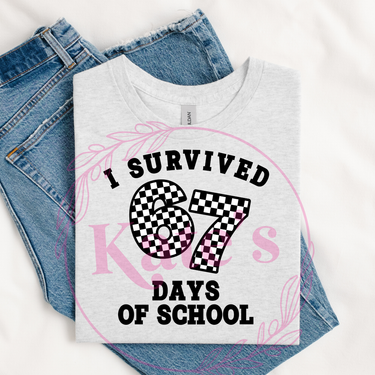 67th Day of School T-Shirt